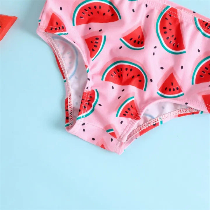 Watermelon Two Piece Swimsuit With Headband